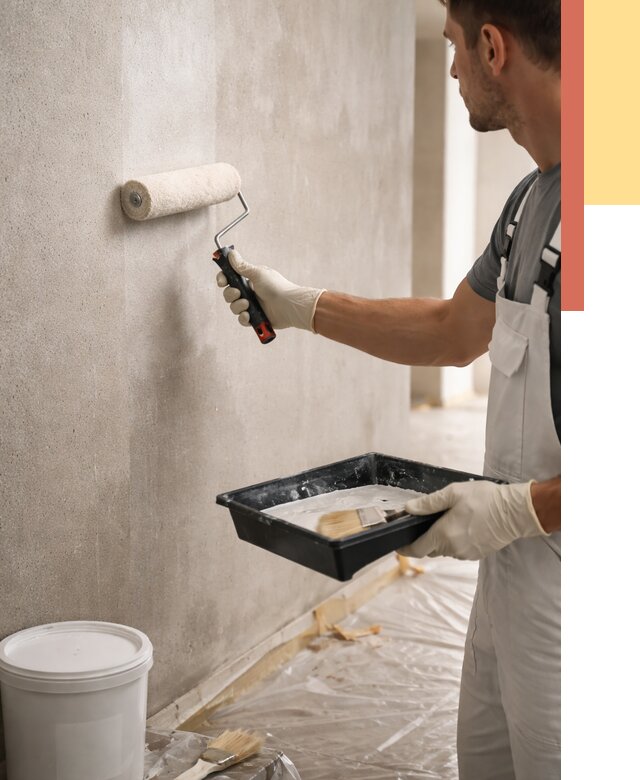 Грунтовка стен в Кунгуре от 2256 руб. м2 — быстро, недорого, с материалом | ОТДЕЛОЧНИК-Кнг