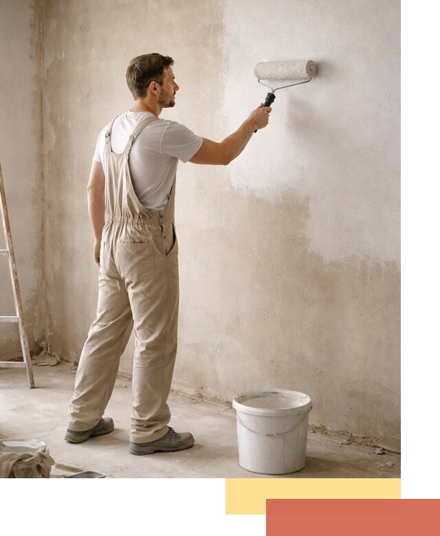 Грунтовка стен под отделку в Кунгуре профессиональным раствором