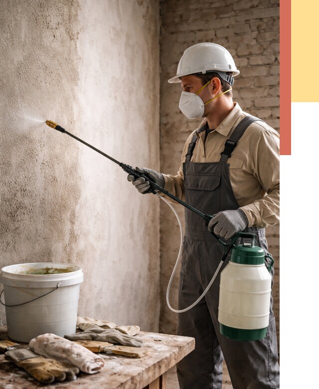 Антисептическая обработка стен в Кунгуре от 1231 руб. — быстро и недорого | ОТДЕЛОЧНИК-Кнг