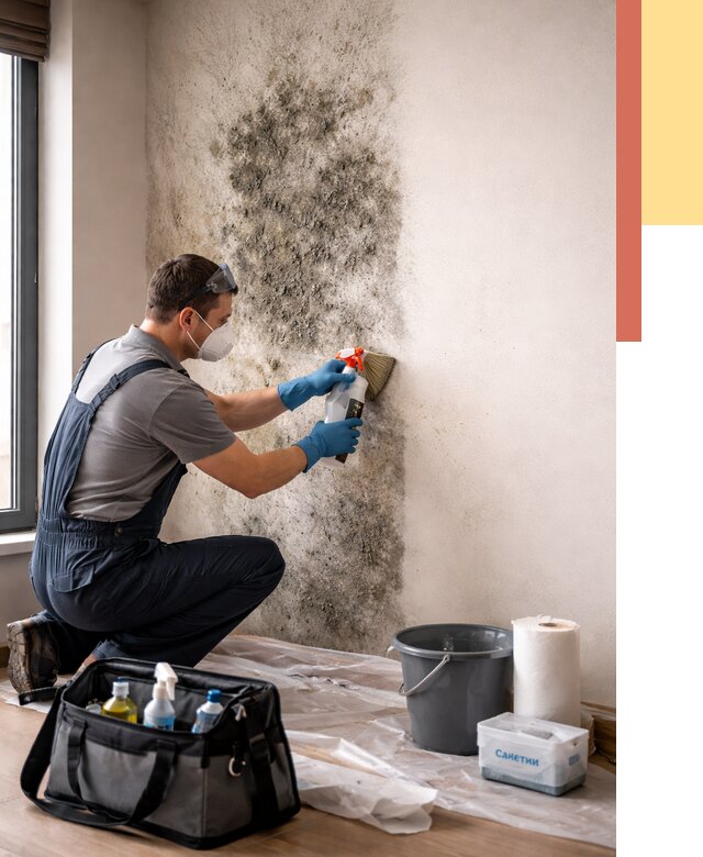 Удаление плесени со стен в Кунгуре от 2205 руб. — быстро и недорого | ОТДЕЛОЧНИК-Кнг
