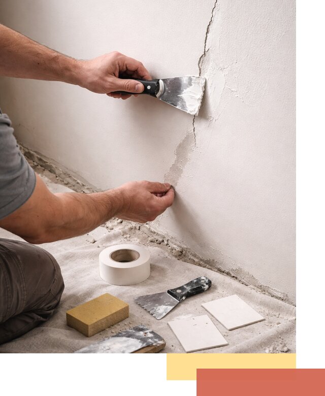 Заделка трещин и сколов в стенах и потолках в Кунгуре