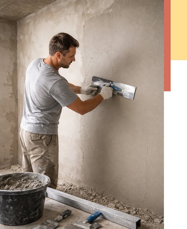 Штукатурка стен без маяков в Кунгуре от 7384 руб/м2 — услуги и цена | ОТДЕЛОЧНИК-Кнг