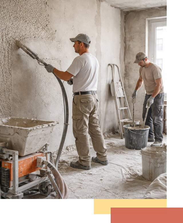 Машинная штукатурка стен в Кунгуре — быстро и качественно