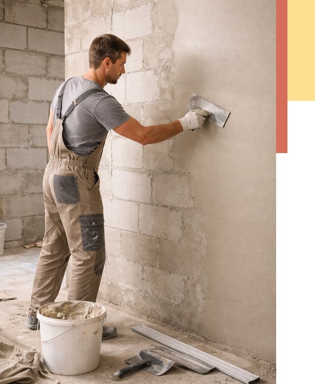 Штукатурка стен из газобетона в Кунгуре от 2154 руб./м2 — быстро и недорого | ОТДЕЛОЧНИК-Кнг