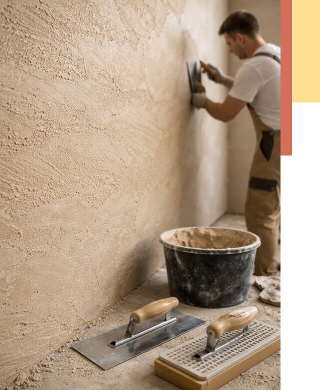 Декоративная штукатурка травертин в Кунгуре от 1846 руб/м2 — качественно и недорого | ОТДЕЛОЧНИК-Кнг