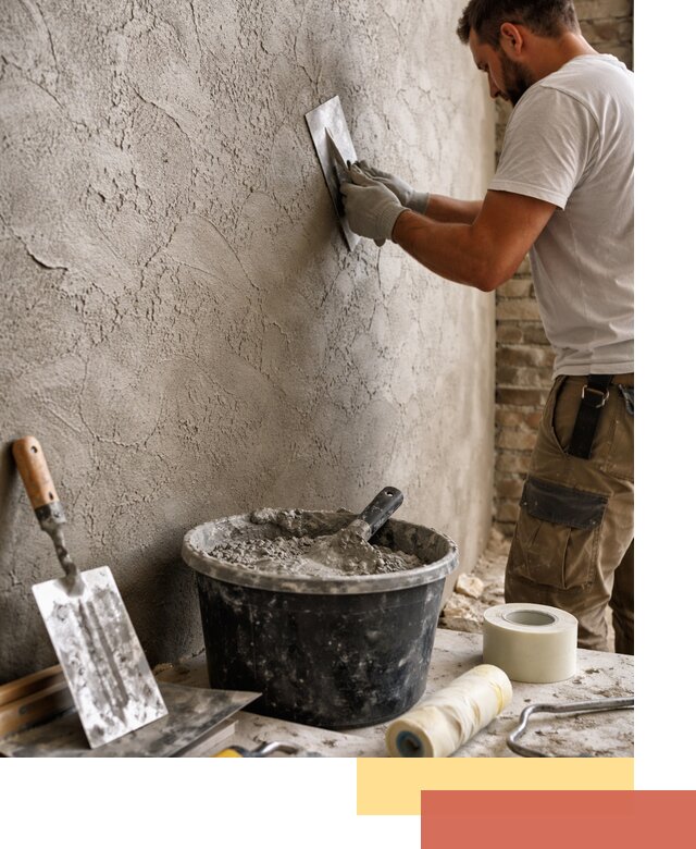 Декоративная штукатурка лофт в Кунгуре — отделка стен и потолков