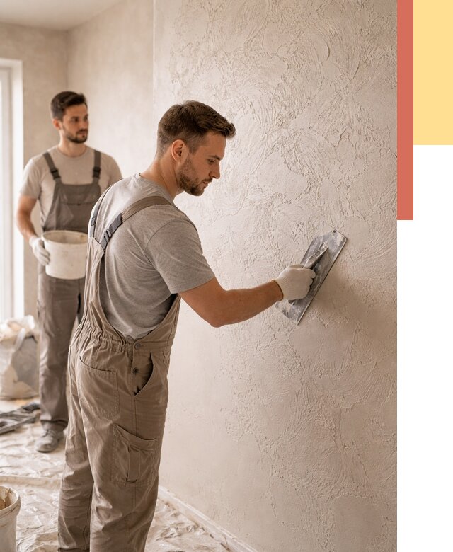 Фактурная штукатурка стен в Кунгуре от 4308 руб./м² — заказать под ключ | ОТДЕЛОЧНИК-Кнг