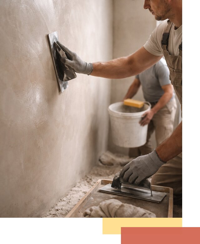 Нанесение марокканской штукатурки таделакт в Кунгуре
