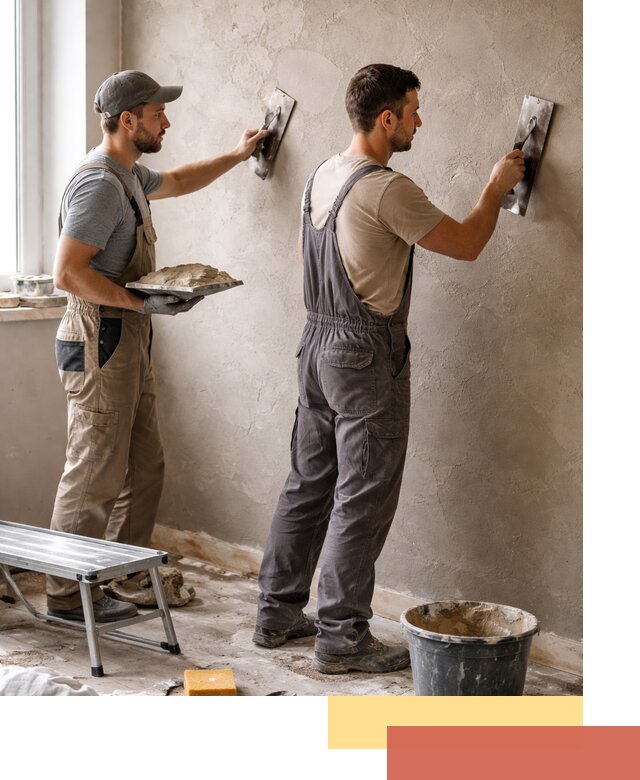 Ремонт декоративной штукатурки и восстановление фактуры в Кунгуре