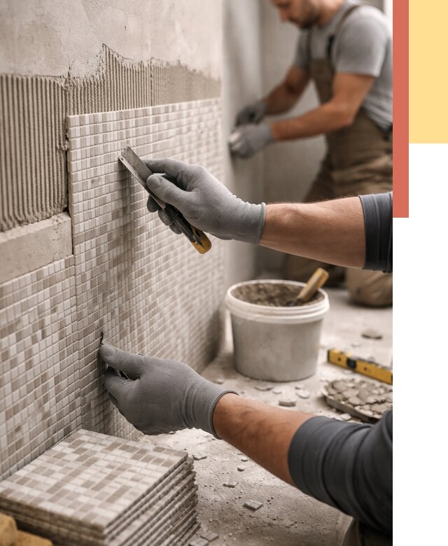 Облицовка стен мозаикой в Кунгуре от 3282 руб/м2 — укладка мозаики на стены | ОТДЕЛОЧНИК-Кнг