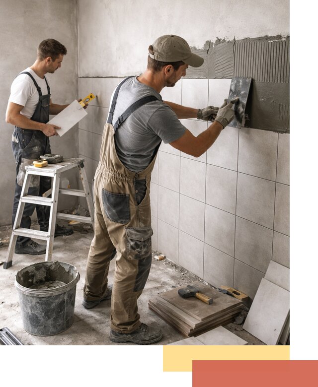 Укладка плитки на стены в Кунгуре профессионально и надежно