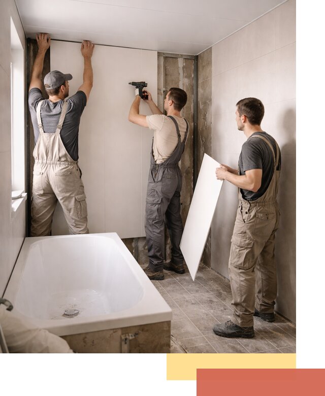 Отделка ванной панели ПВХ профессионально в Кунгуре