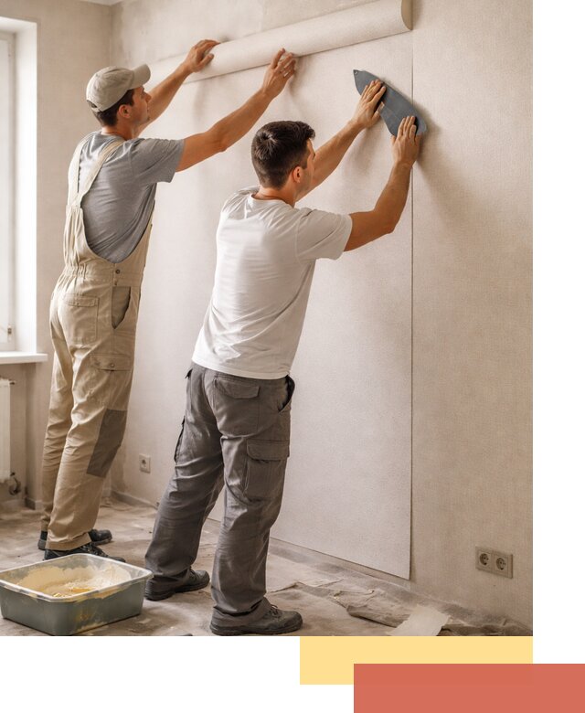 Поклейка виниловых обоев в Кунгуре профессионально и качественно