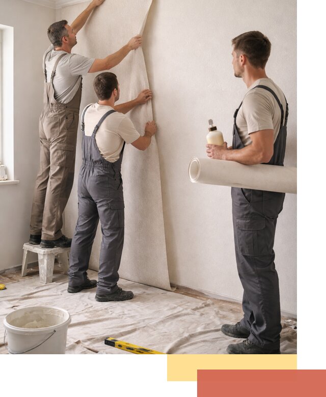 Оклейка стен обоями в Кунгуре — качественно и профессионально