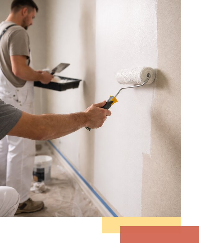 Покраска стен акриловой краской профессионально в Кунгуре