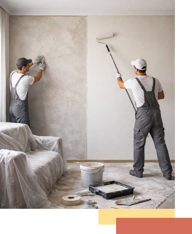 Покраска стен антивандальной краской в Кунгуре