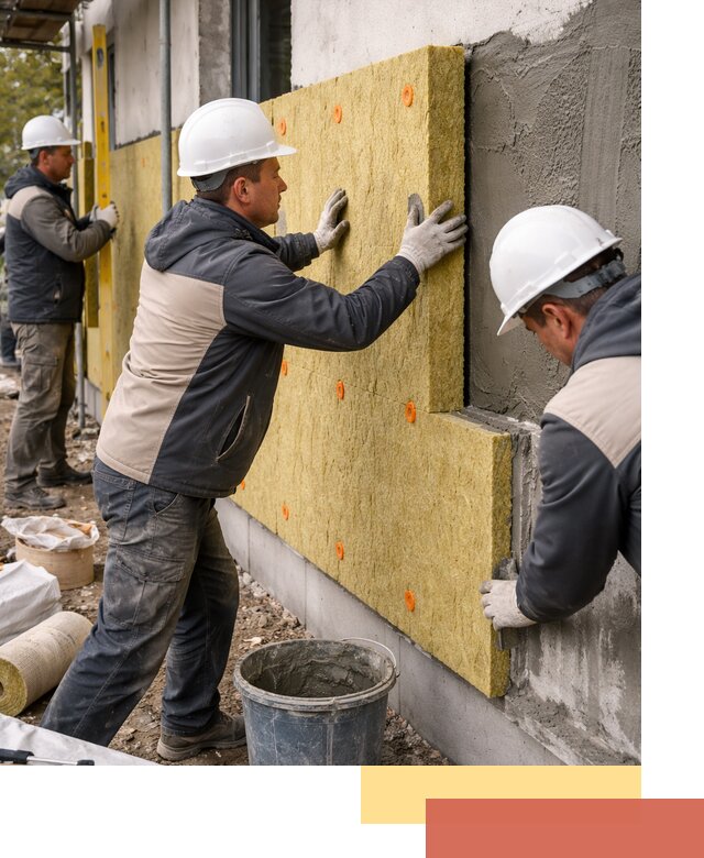 Утепление стен минватой в Кунгуре — тепло и звукоизоляция