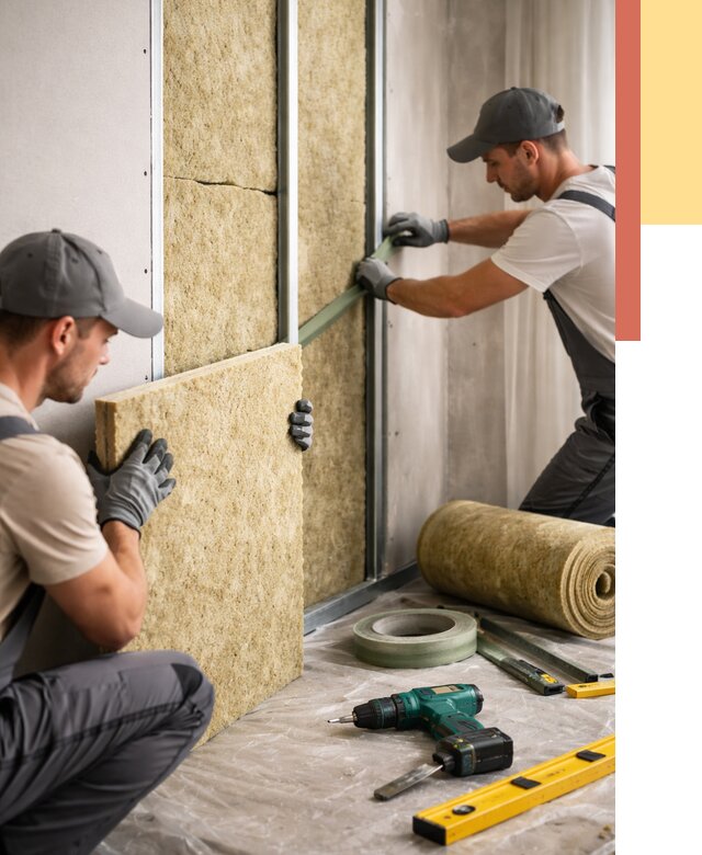 Шумоизоляция стен в Кунгуре под ключ от 1897 руб. | ОТДЕЛОЧНИК-Кнг