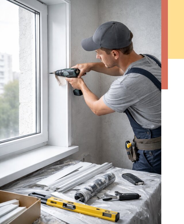 Установка пластиковых откосов в Кунгуре от 2308 руб. | ОТДЕЛОЧНИК-Кнг монтаж, быстро и недорого