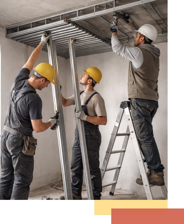 Монтаж реечного потолка под ключ в Кунгуре