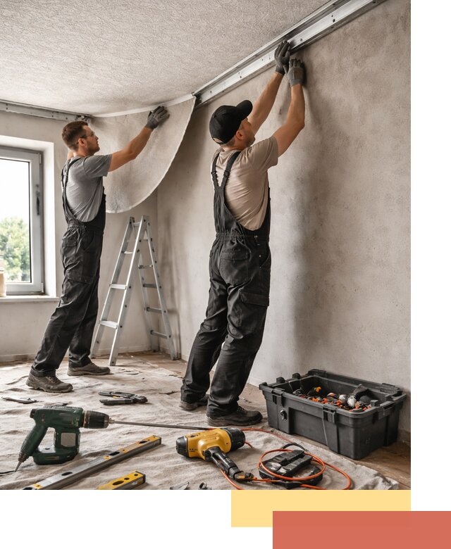 Монтаж фактурного натяжного потолка в Кунгуре качественно и быстро