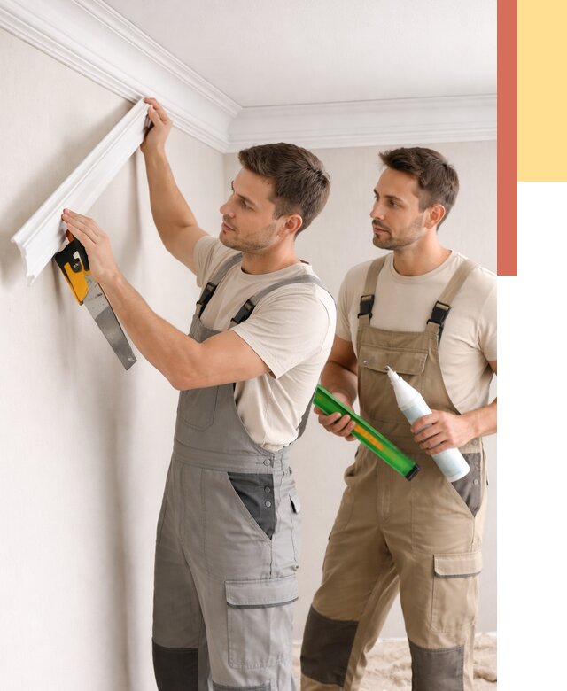 Монтаж потолочного плинтуса в Кунгуре от 2359 руб. — быстро и недорого | ОТДЕЛОЧНИК-Кнг