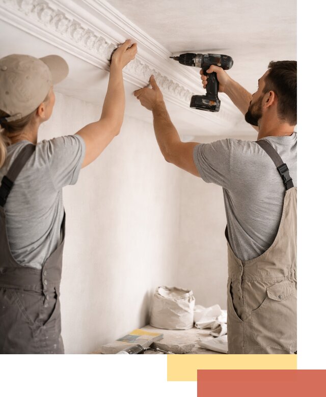 Профессиональный монтаж лепнины на потолок в Кунгуре